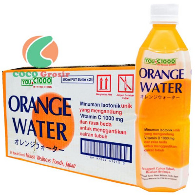 OR2130 - You C Orange Water 500 ml (1 kotak = 24 botol) 